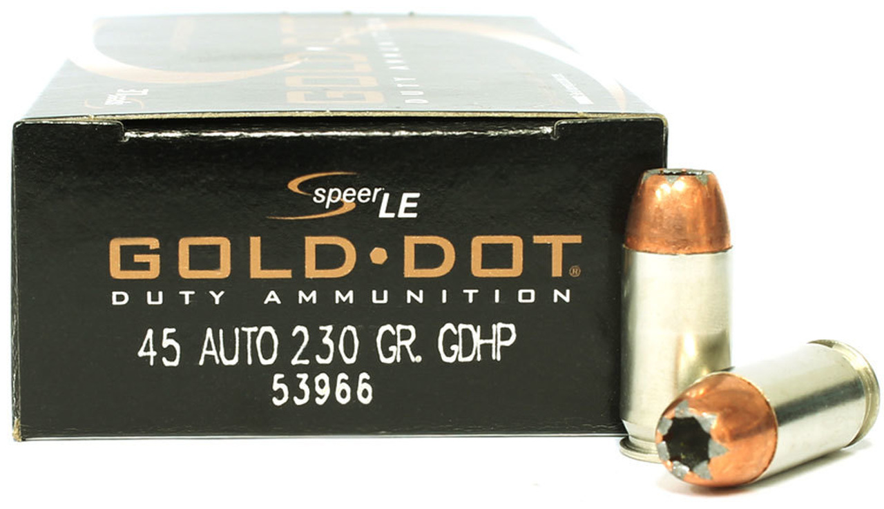 Speer Gold Dot 45 Auto 185gr  GDHP