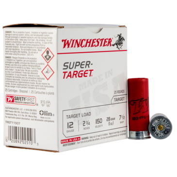 Winchester Super Target 12ga 2.75" #7.5 Target