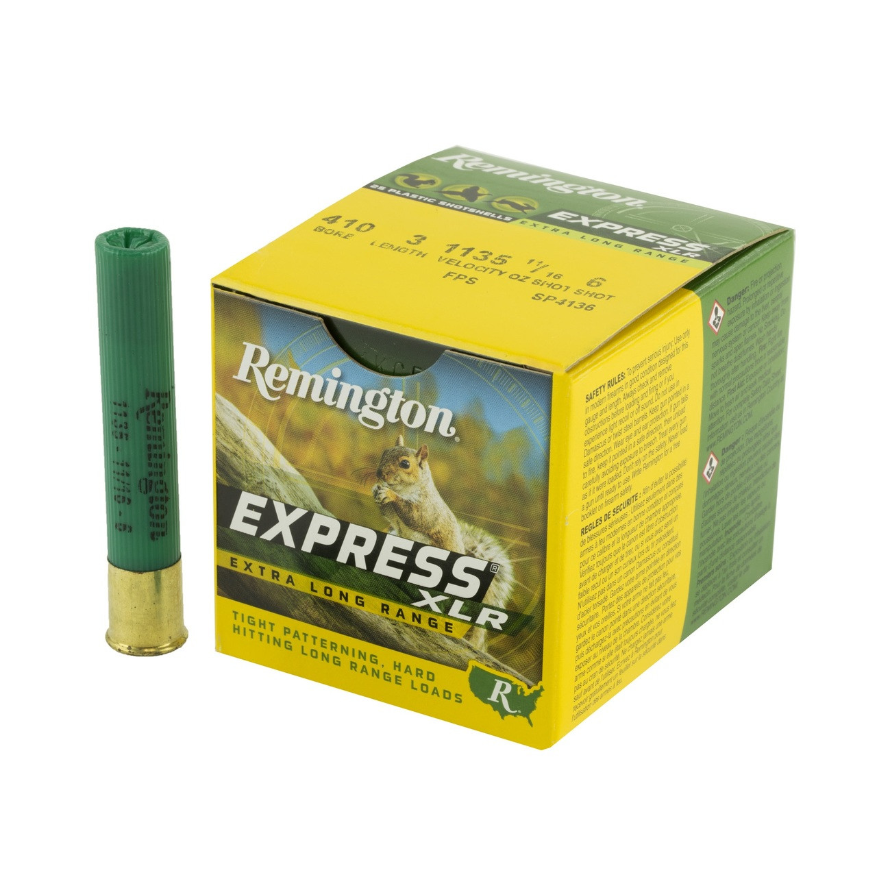 Remington Express XLR .410 ga 3" 11/16 oz #6 Ammo 25 Rnd