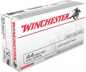 Winchester 44 Rem Mag 240gr JSP Ammo 50 Rnd