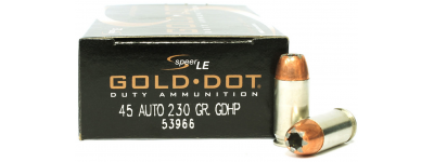 Speer Gold Dot 45 Auto 185gr  GDHP