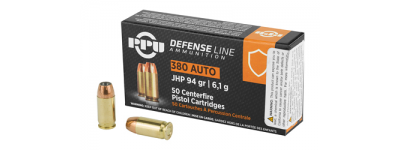 PPU Defensive Line 380 Auto JHP 94gr