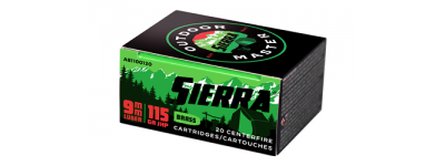 Sierra OTDMST 9mm 115gr JHP