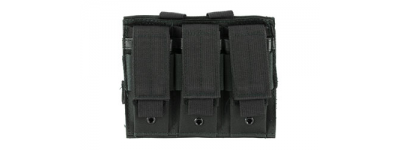 NCSTAR Triple Pistol Mag Pouch Blk