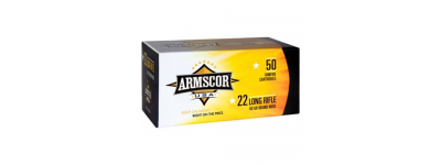 Armscor .22LR Standard Velocity Solid Point 40gr Ammo 50 Rnd