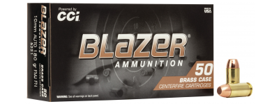 CCI Blazer 10mm Auto 180gr FMJ