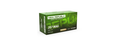 New Republic 357 Mag FMJ 158gr 50 rnds Ammo