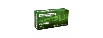 New Republic 45 Auto FMJ 230gr 50 rnds Ammo