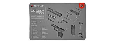 Tek Mat Sig Sauer P365 Work Bench Mat Black