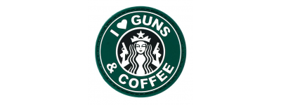 Voodoo Tactical I Love Guns And Coffee Patch Green
