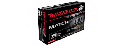 Winchester Match Competitive Target .308 Win 168gr BTHP Ammo 20 Rnd