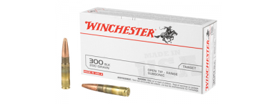 Winchester Target & Practice .300 Blackout 200gr Subsonic Open Tip 20 Rnd