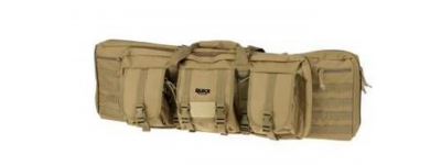 ATI Tactical RUKX 36" Tactical Double Rifle Case with Mag Pouches Tan