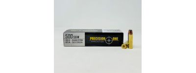 Precision One 500 Magnum 350gr FMJ Ammo 20 Rnd
