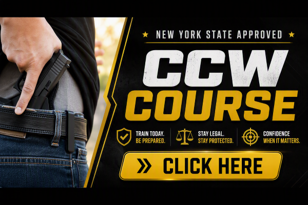 New York State approved CCW course at Dark Storm Industries. Call 631-967-3170 to register.